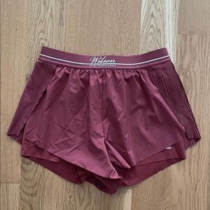 Wilson Women's Athletic Shorts in Maroon